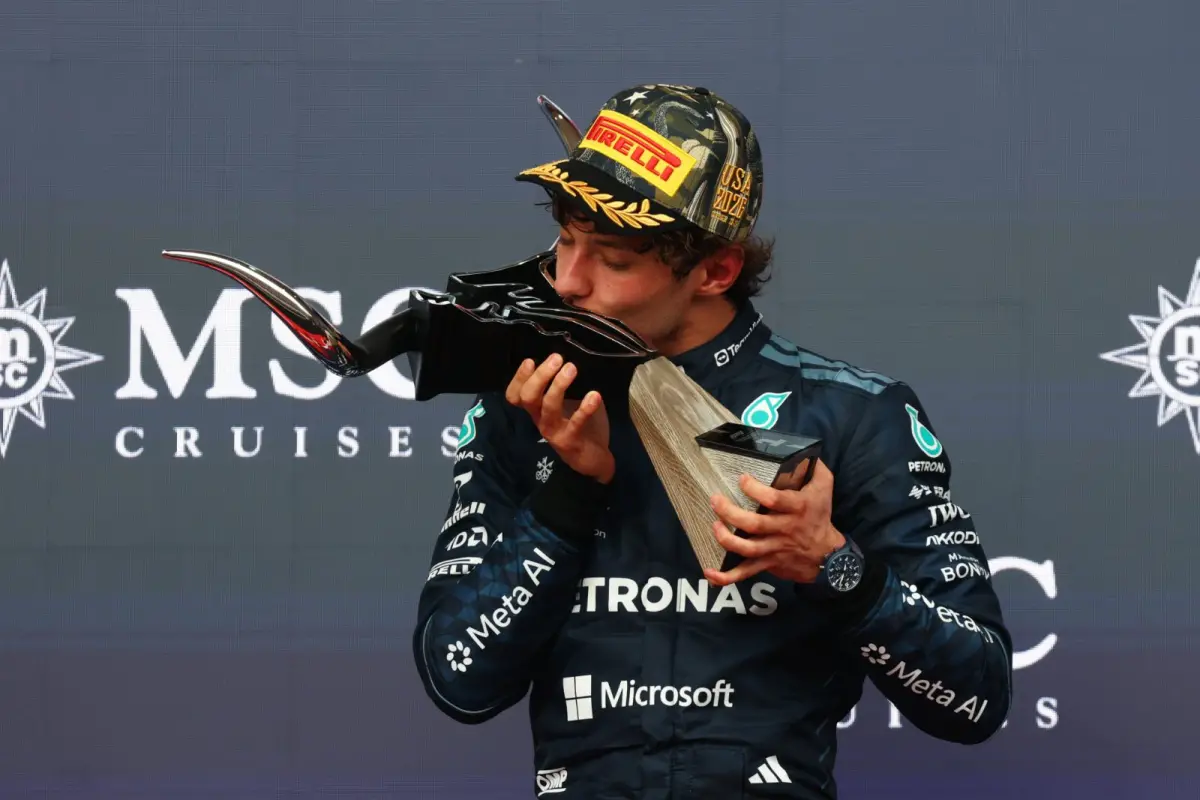 Kimi Antonelli se quedó con el Gran Premio de Estados Unidos de Fórmula 1 en Austin