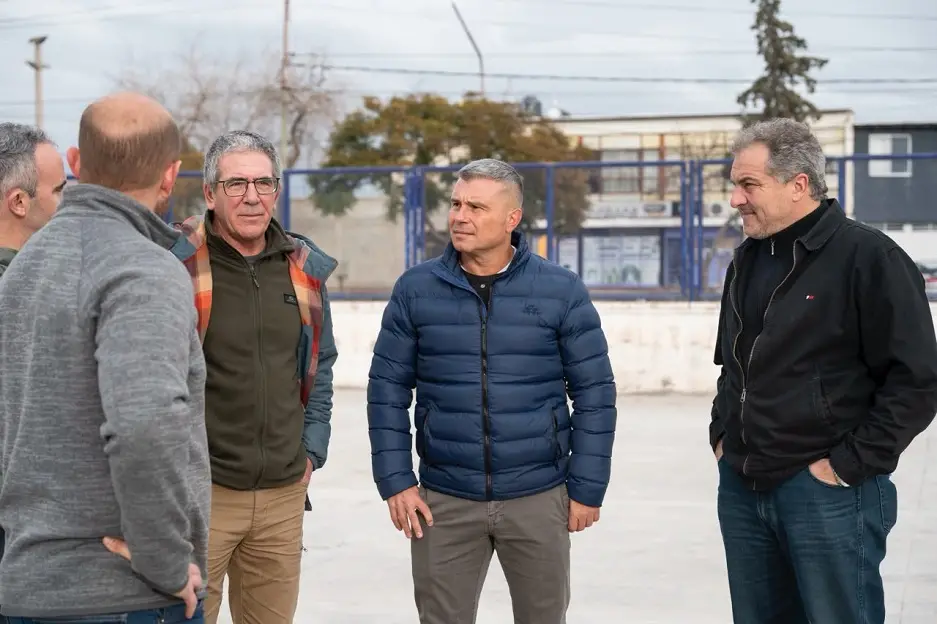 Costarelli y Chiapetta recorrieron las obras de modernización del histórico Jockey Club