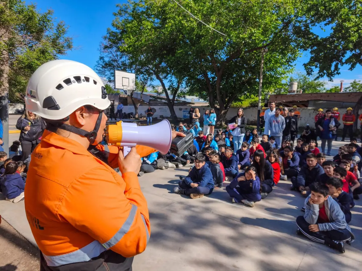 Las escuelas de Mendoza realizaron el primer simulacro de inundación