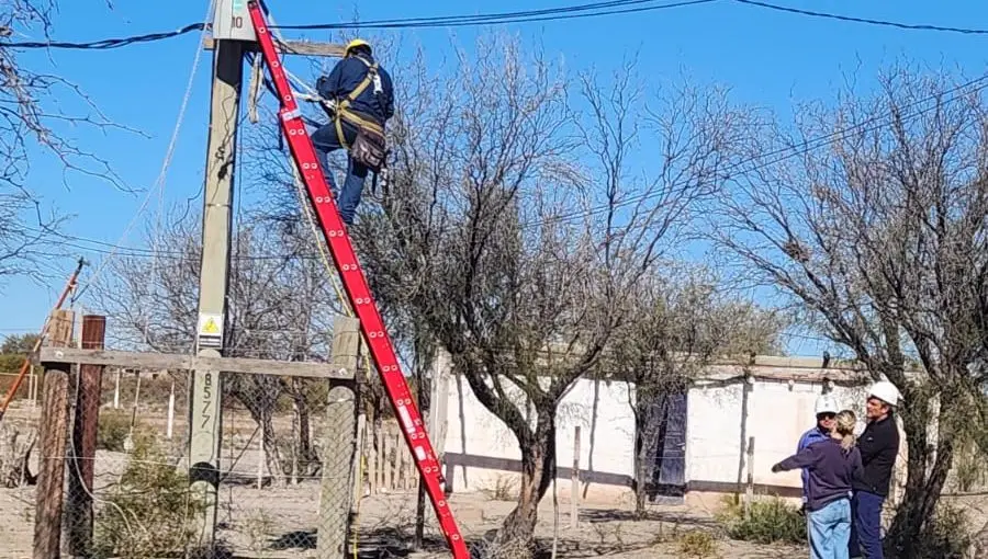 El Gobierno de Mendoza fortalece el servicio eléctrico en el secano de Lavalle: 230 puestos ya cuentan con energía segura