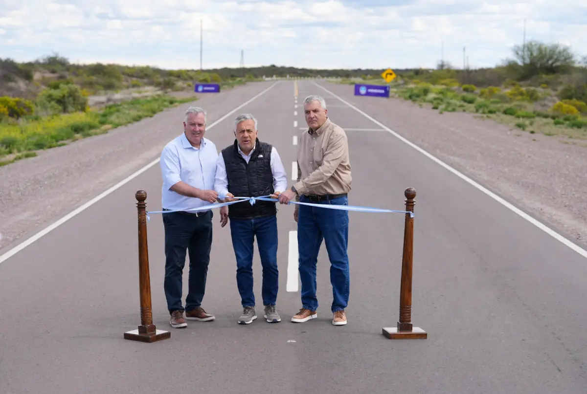 El Gobierno de Mendoza inaugura la reconstrucción de 150 kilómetros de la Ruta Provincial 153, una obra clave para conectar el Este y el Sur