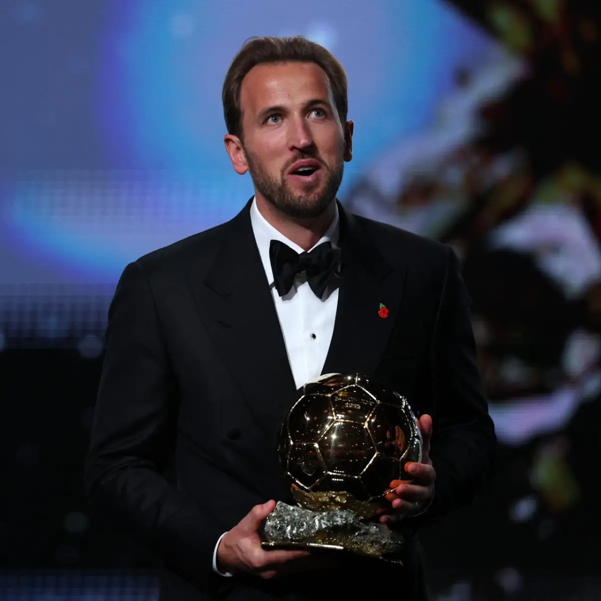Harry Kane se coronó con el Balón de Oro 2026 y Messi terminó en el quinto lugar