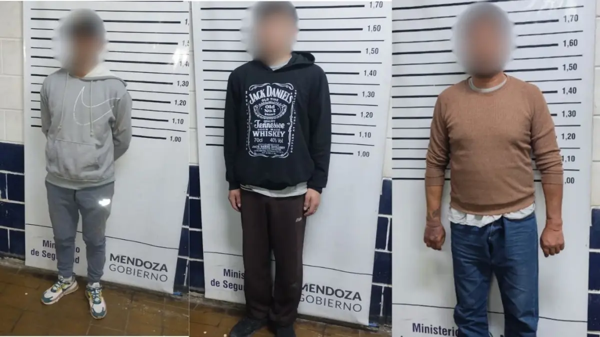 Las Heras: la Policía secuestró un arma de fuego durante un control preventivo y aprehendió a tres hombres