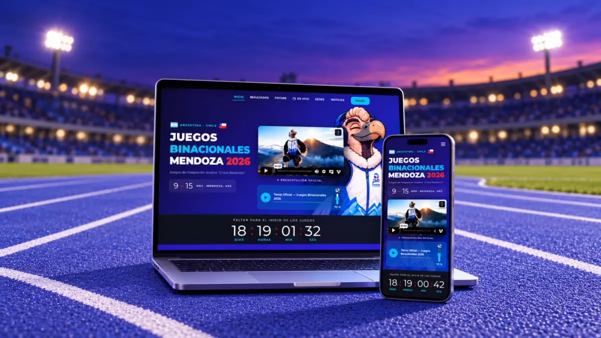 Los Juegos Binacionales 2026 ya tienen su plataforma oficial
