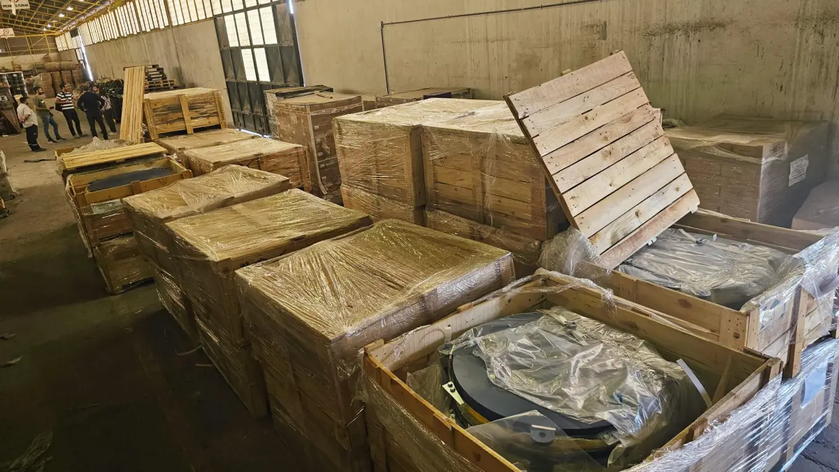 Llegaron a Mendoza los aisladores sísmicos para la construcción del nuevo Centro Ambulatorio del Hospital Notti