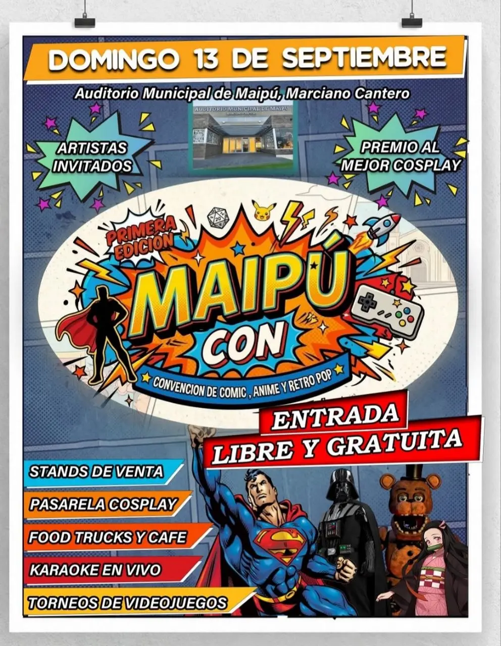 Maipú-Con: llega la primera convención de cómics y cultura pop a Mendoza