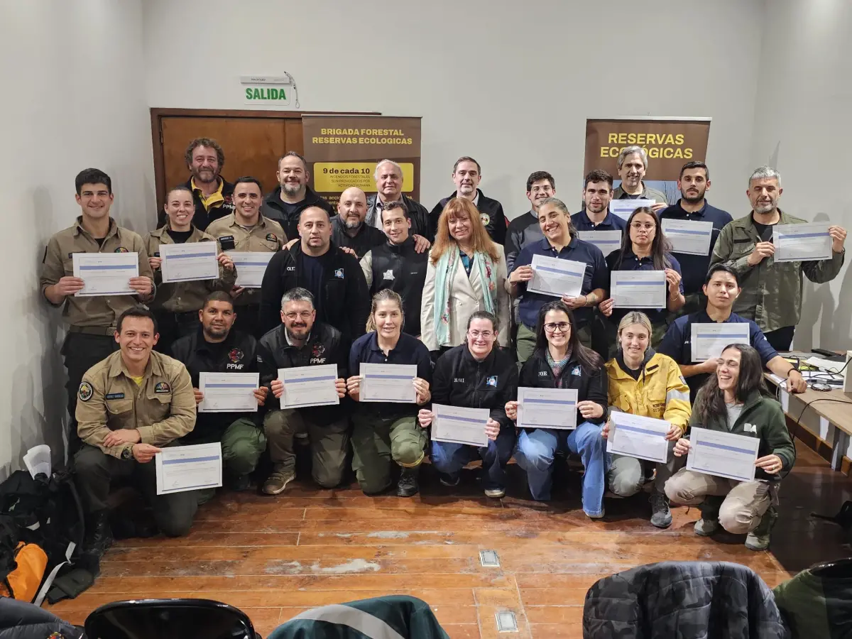 Mendoza certificó a sus primeros instructores de la Agencia Federal de Emergencias para la formación en gestión de riesgos y manejo del fuego