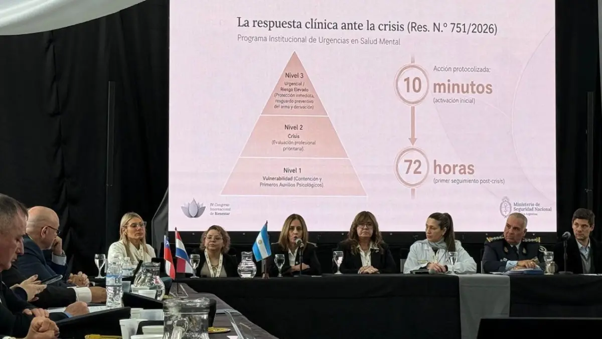 Mendoza presentó su política de salud mental para policías y penitenciarios ante representantes de todo el país