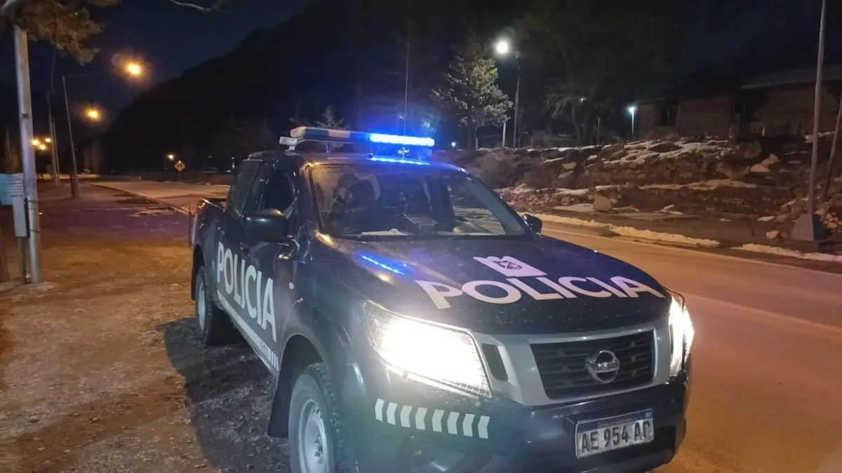 La Policía de Mendoza asistió y evacuó a pobladores por el temporal en Puente del Inca