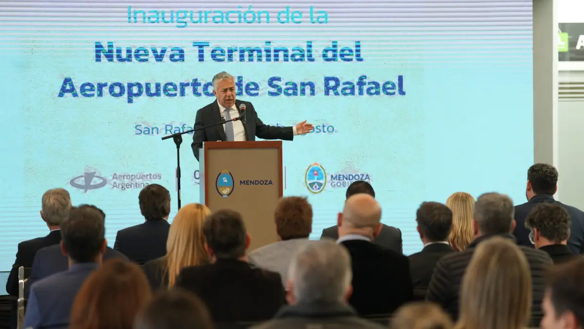 La provincia de Mendoza fortalece la conectividad del Sur con una inversión US$20 millones en el aeropuerto de San Rafael