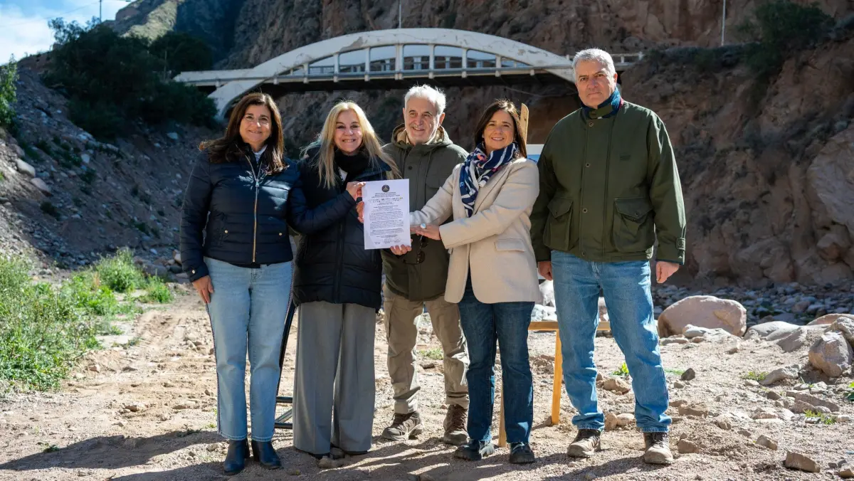 Reconocimiento internacional a un puente emblemático de Cacheuta que se inauguró el mismo año que el Obelisco de Buenos Aires