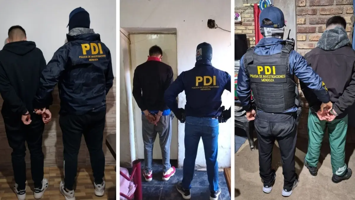 Seis allanamientos simultáneos en Las Heras: la Policía desbarató una banda dedicada al robo de motos