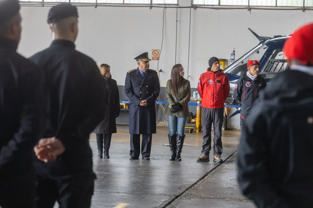 Seis de trece participantes superaron el Curso Básico de Rescate en Montaña de la Policía de Mendoza