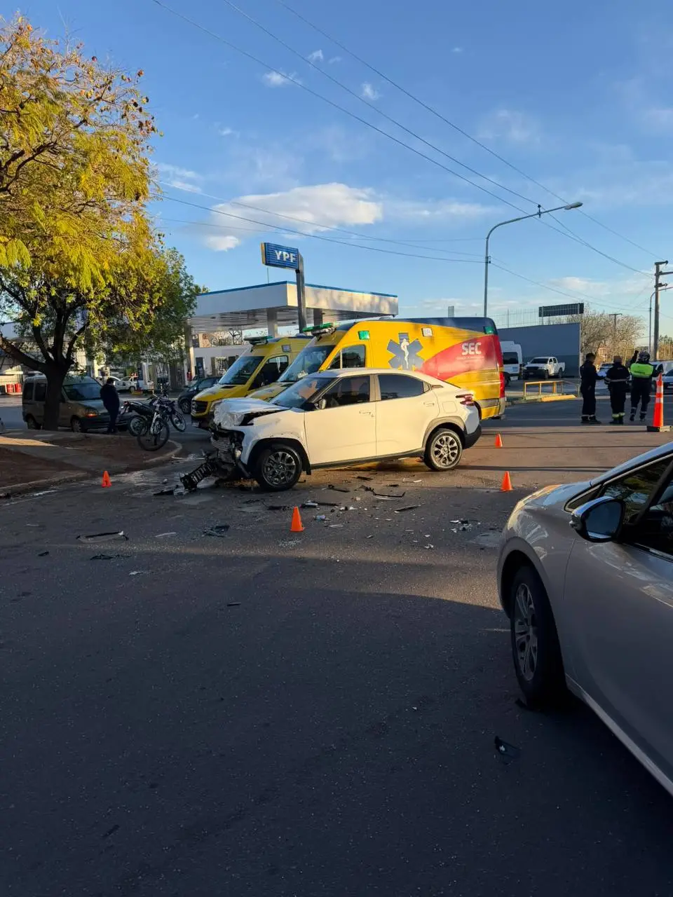 Tremendo accidente vial con lesionados y alcoholemia positiva en Guaymallén