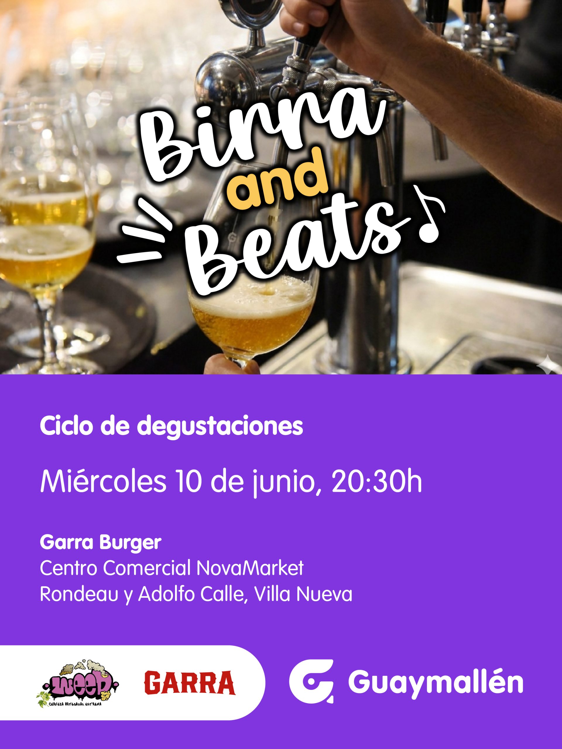 “Birra and Beats”: una nueva ocasión para disfrutar de la gastronomía local