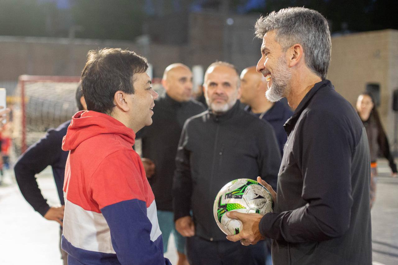 Francisco Lo Presti y Ulpiano Suárez acompañaron la etapa núcleo de Deporte en E