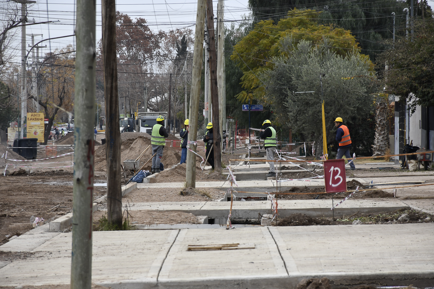 Intervención de calle Urquiza: cómo avanzan las obras de ensanche de la calzada