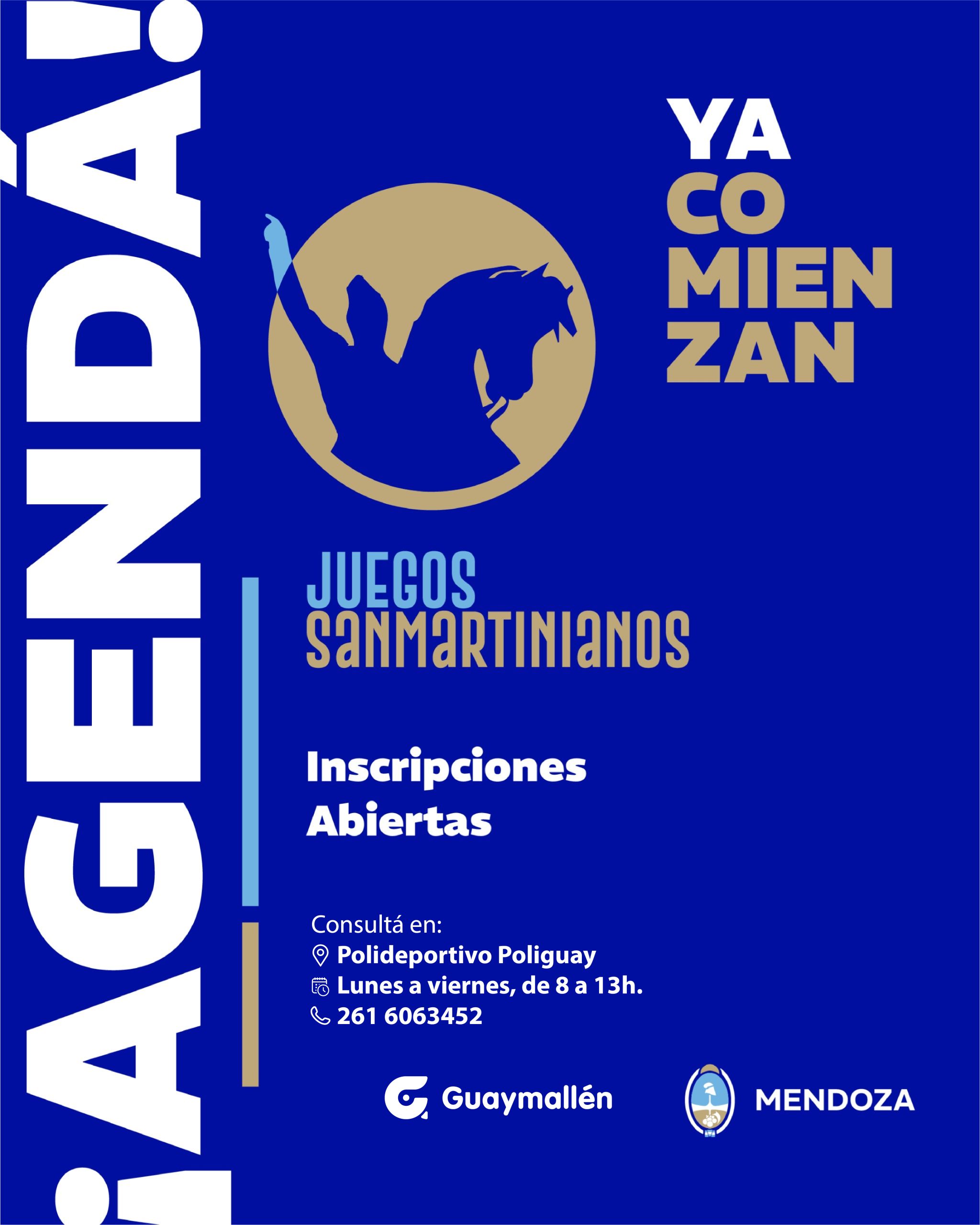 Juegos Sanmartinianos 2026: abrieron las inscripciones para deportistas menores de 18 años, mayores de 60 y adaptados