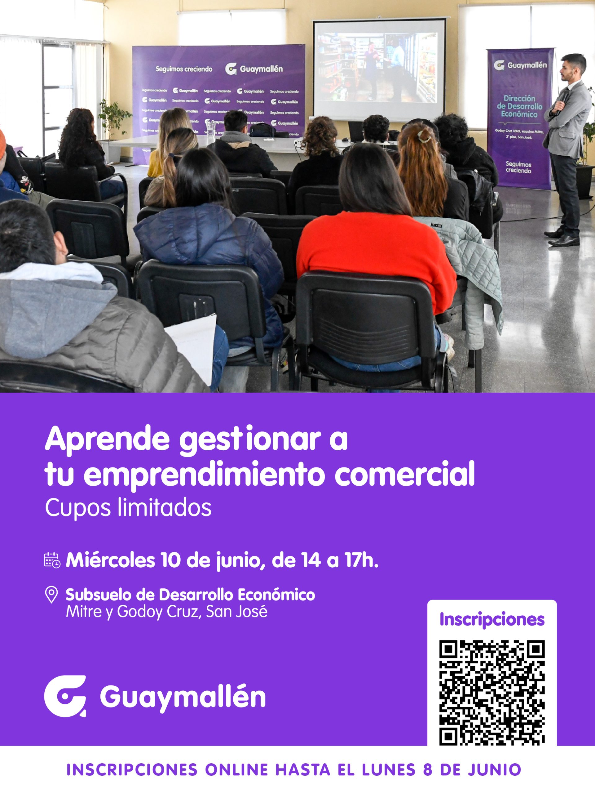 Nueva capacitación sobre gestión de comercios destinada a emprendedores del departamento