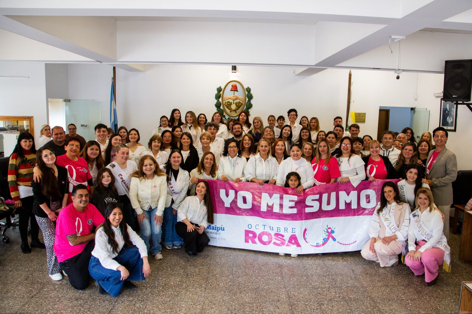 “Yo Me Sumo”: la campaña que impulsa Maipú para concientizar sobre el cáncer de mama